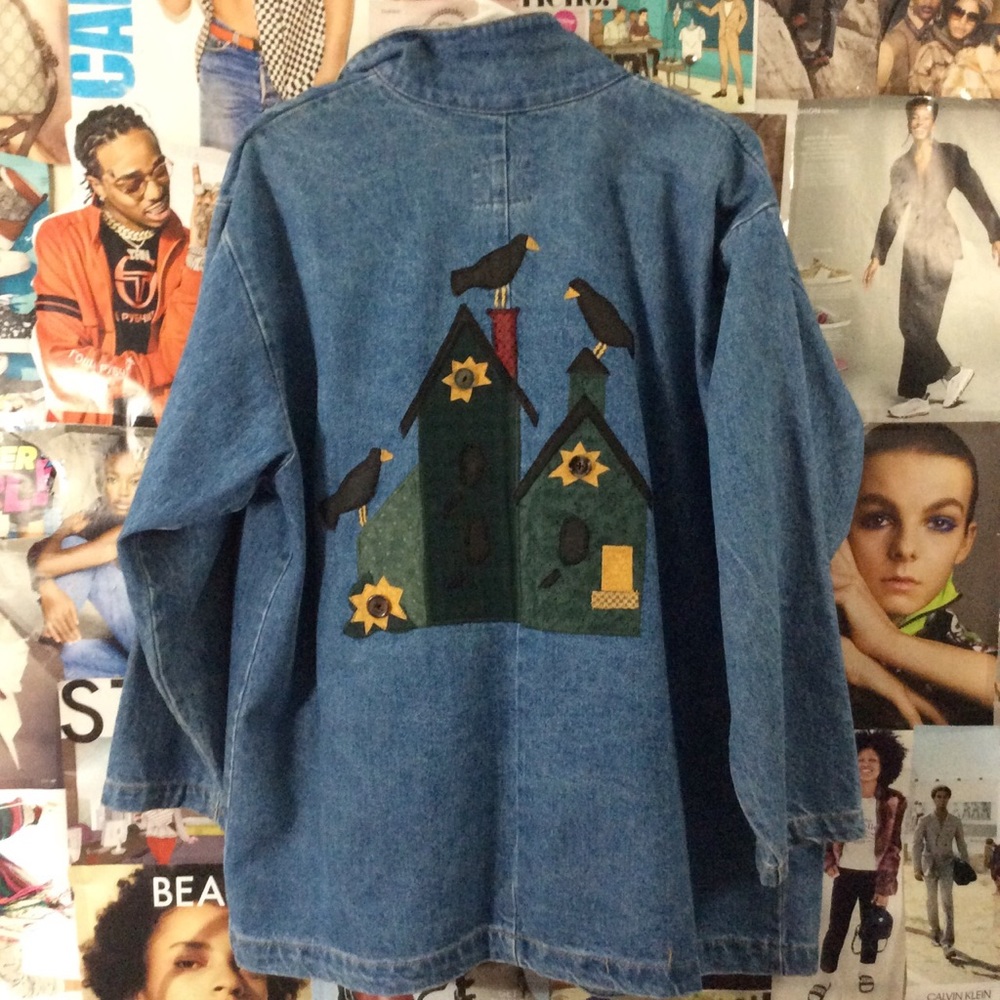 Denim blazer